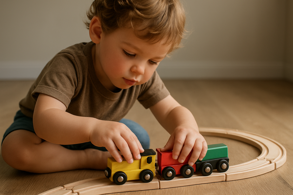 Développer La Motricité Fine Avec Des Trains Jouets