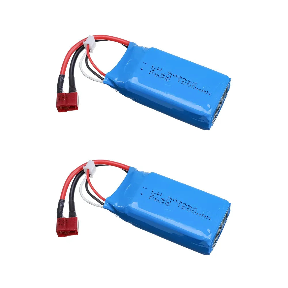 Lot de 2 batteries RaptorX 1500mAh haute capacité – recharge rapide pour drones et jouets RC