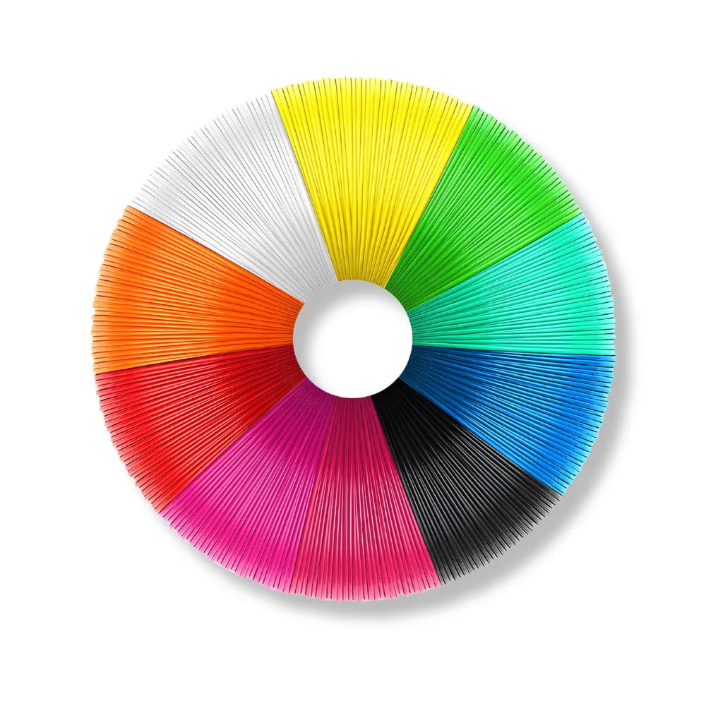 Bobines de filaments multicolores pour le stylo créatif 3D.