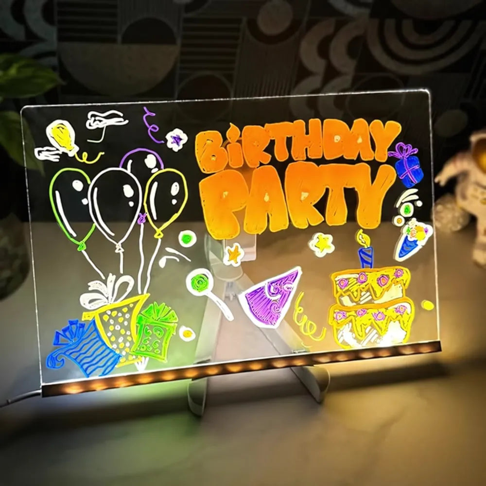 MagicBoard tableau créatif – enfant dessinant avec effets lumineux interactifs
