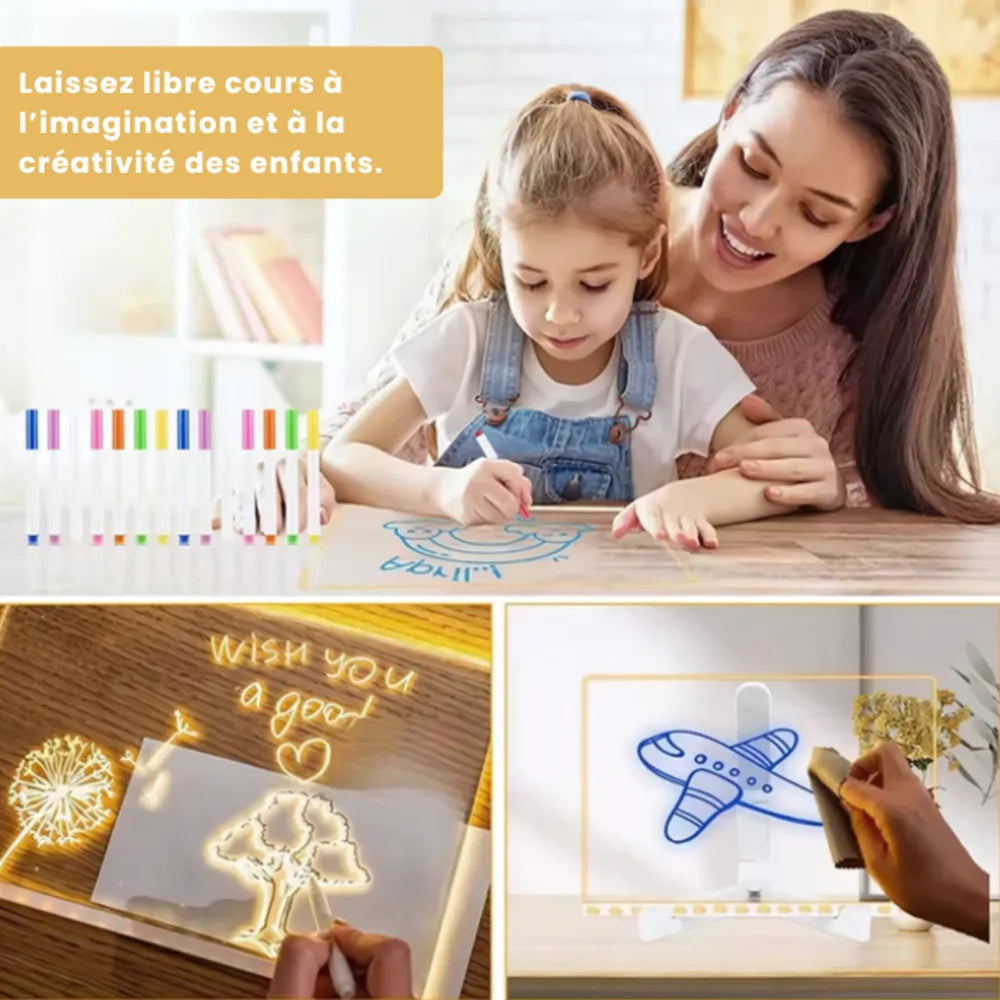 MagicBoard tableau LED – présentation des accessoires et options inclus