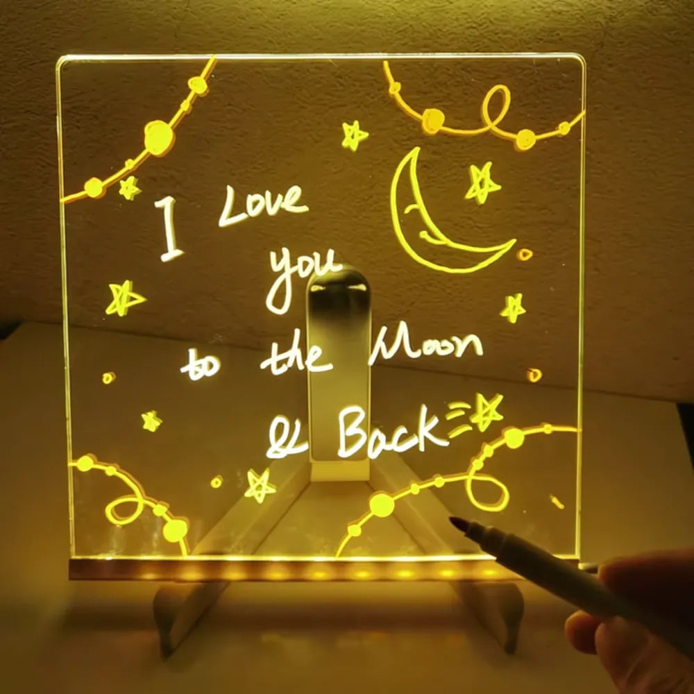 MagicBoard tableau lumineux – surface de dessin avec couleurs fluorescentes