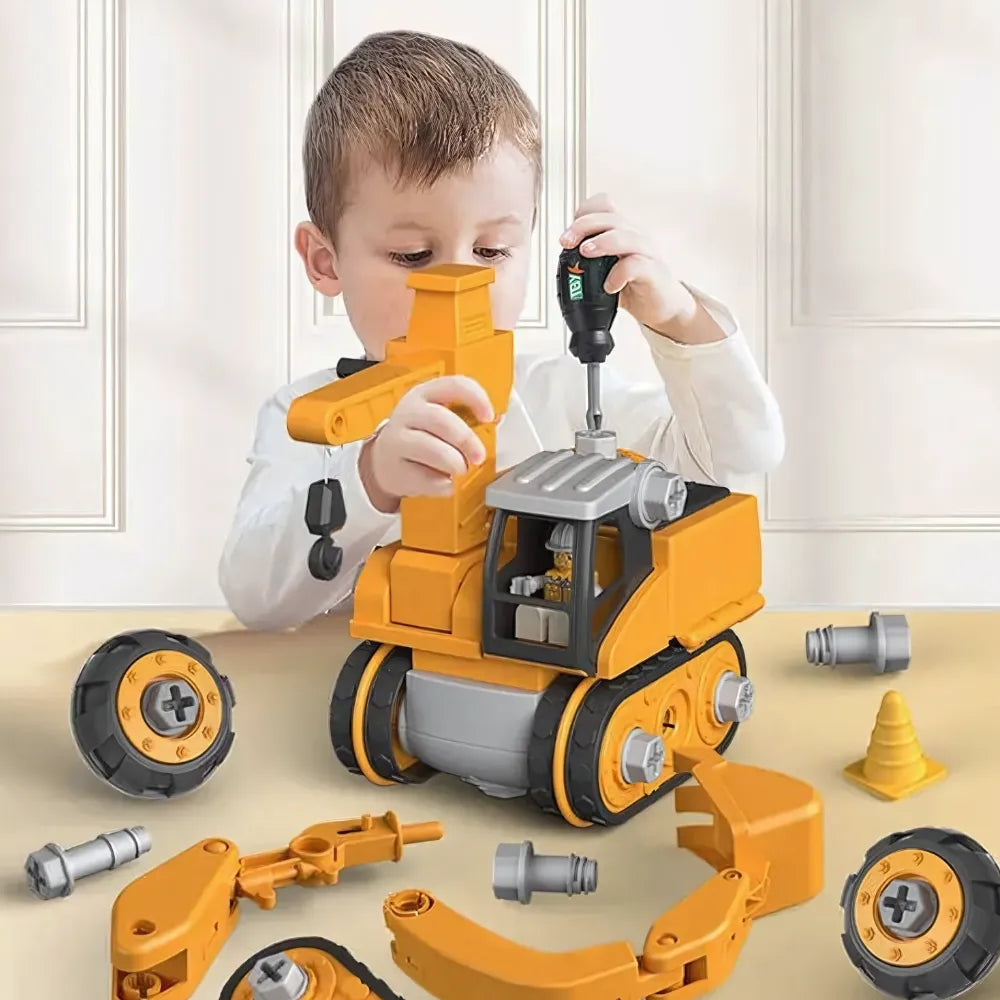 Kit MiniBric complet avec pièces de construction et outils pour assembler des véhicules