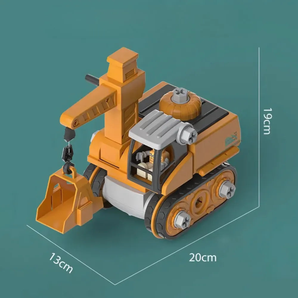 MiniBric jouet éducatif à monter – véhicule de chantier pour développer logique et motricité