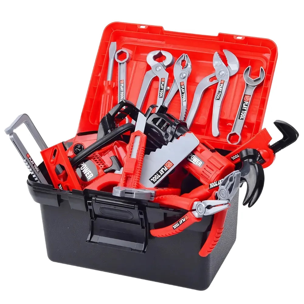 MiniTools Pro atelier du petit bricoleur – mallette complète avec 68 pièces réalistes