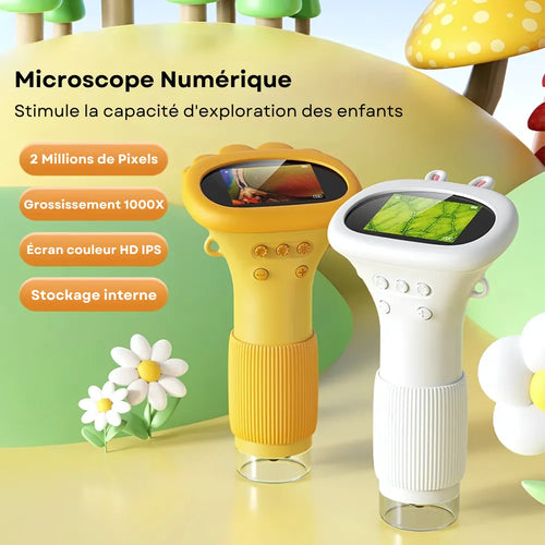 MiniVision microscope numérique pour enfants – observation des insectes et de la nature