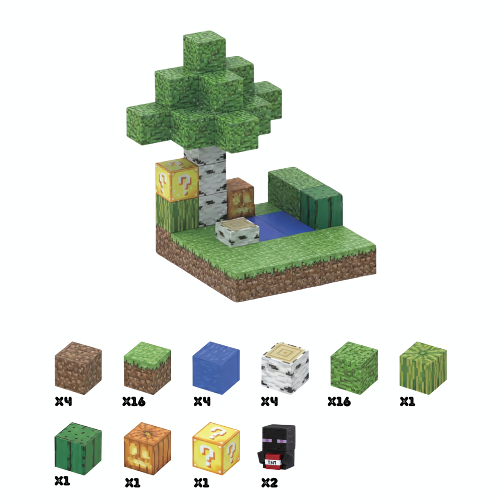 PixelCraft – Arbre Mystique (48 pièces)