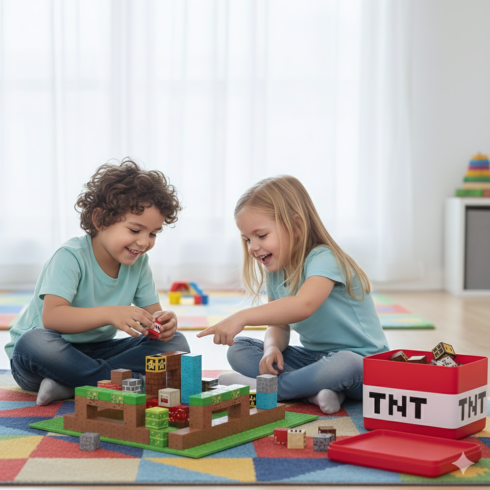 PixelCraft Box Collector TNT – coffret créatif pour enfants dès 4 ans
