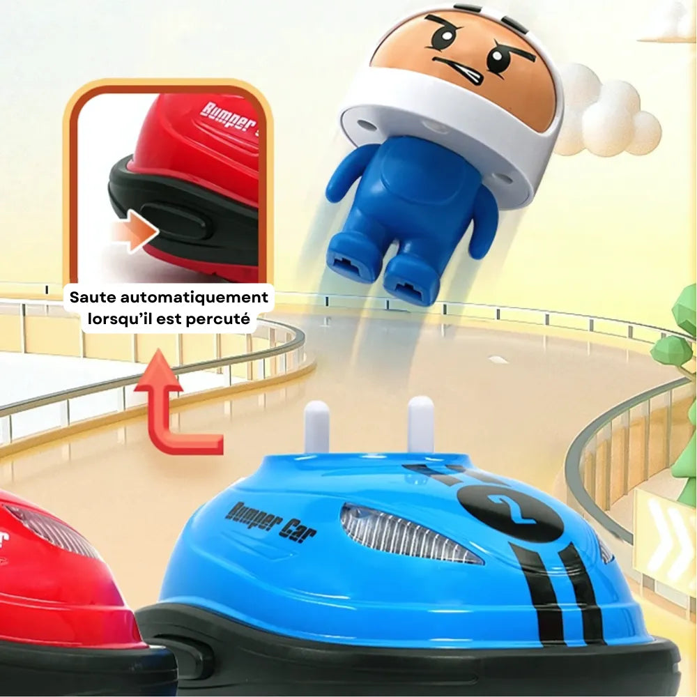 PopUp Racers jouet amusant – pilote éjecté automatiquement après impact