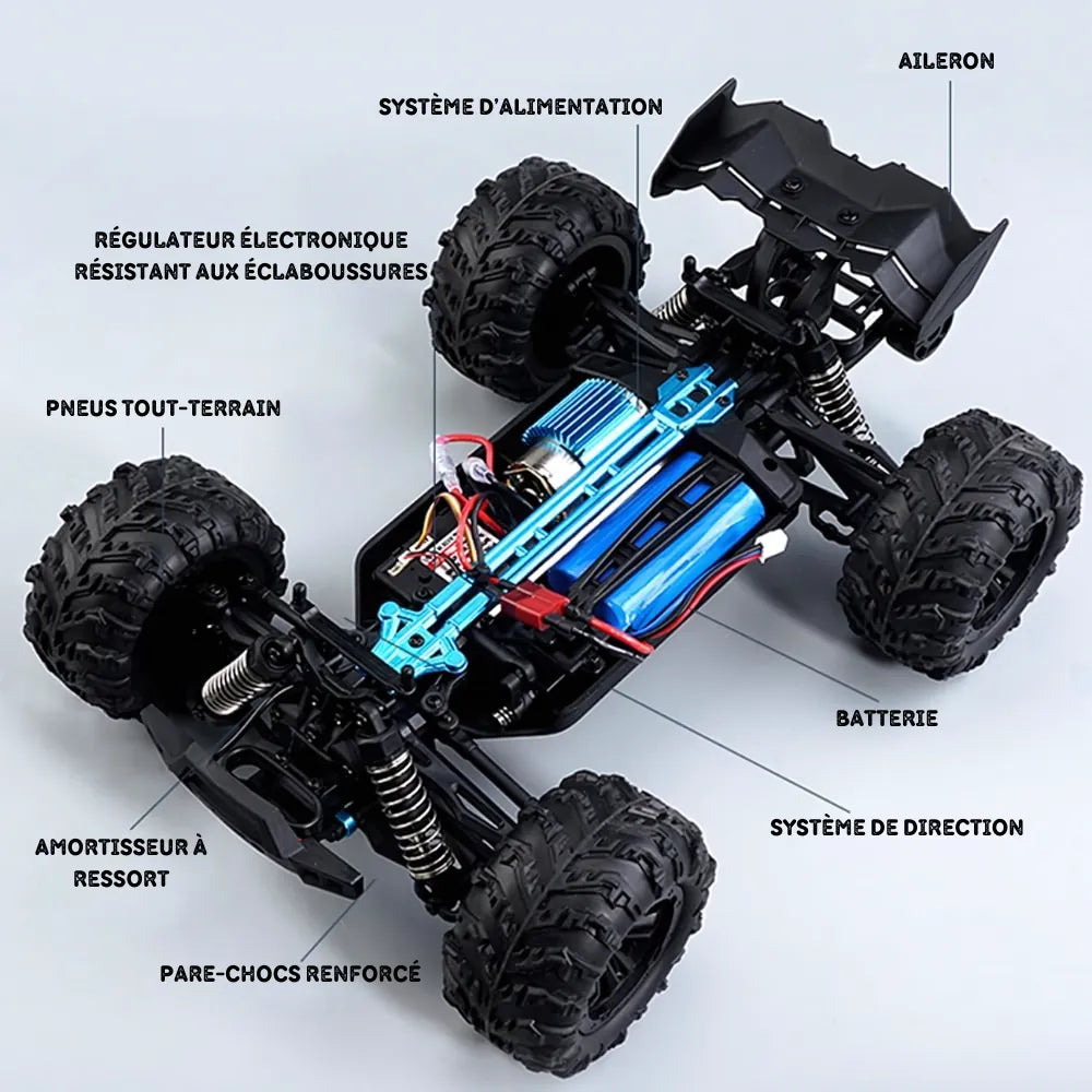 RaptorX - Voiture télécommandée 50km/h