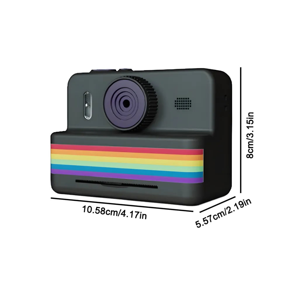 SnapPrint appareil photo instantané bleu – jouet éducatif et créatif pour enfants