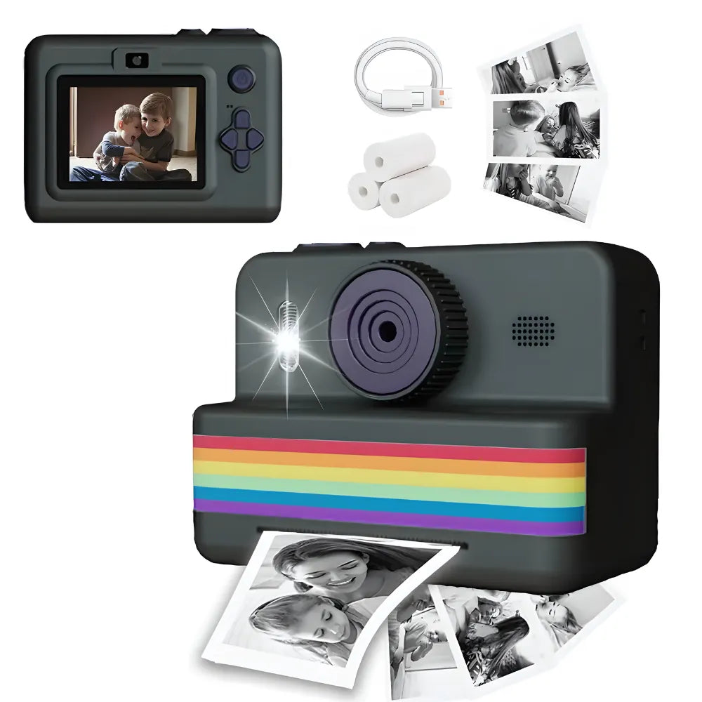 SnapPrint appareil photo instantané avec boîte et accessoires – kit créatif complet
