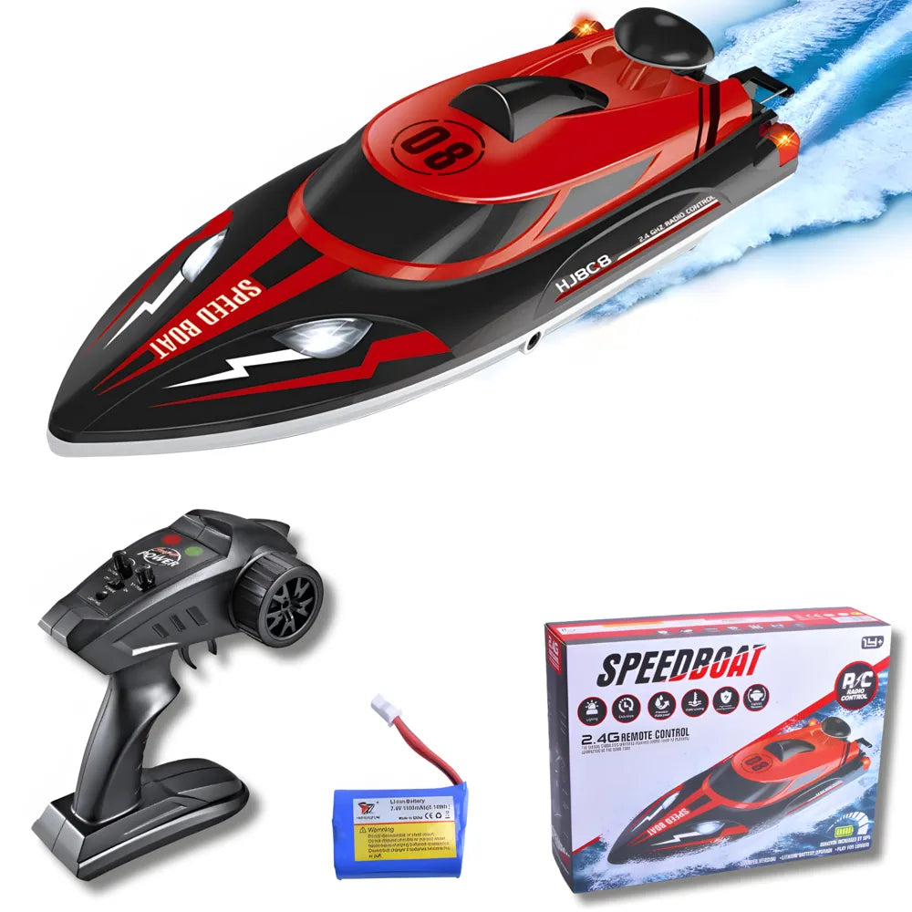 SpeedBoat bateau télécommandé bleu haute vitesse – jouet nautique radiocommandé